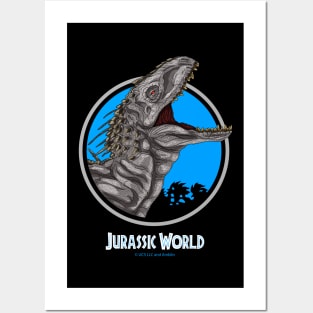 Jurassic world, Indominus Rex Posters and Art